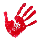 red hand less white space